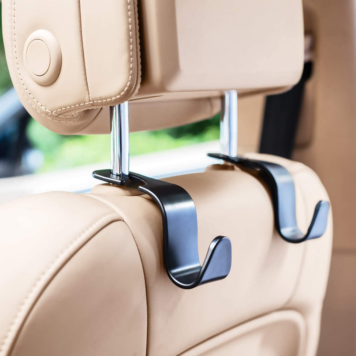 car seat headrest hooks for car