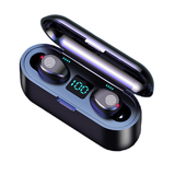 Bluetooth Earbuds Headset with PowerBank LED Digital Battery Display and Stand with Mini Stereo TWS.