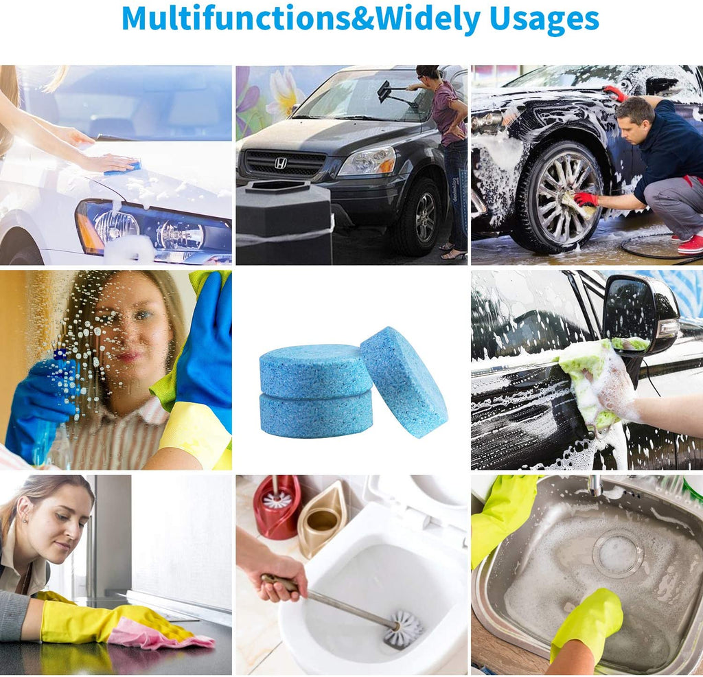 Windshield Washer Fluid Tablets Car Windscreen Effervescent - AutoMods