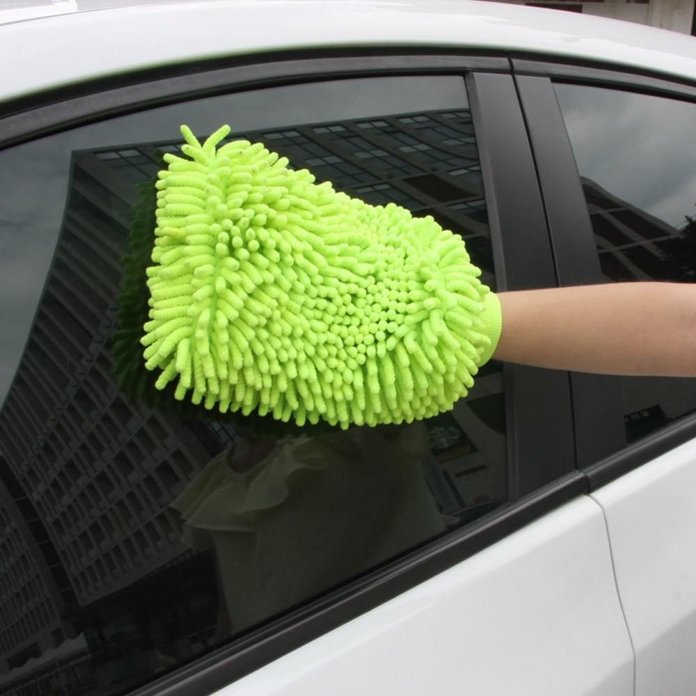 Microfiber Car Wash Mitt (2 Pack), Scratch-Free, Strong Water Absorption  Microfiber Mitt Car Wash, Car Washing Gloves