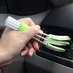 double sided car vent cleaner brush