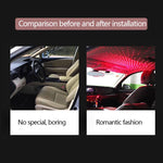 USB Plug LED Star Light Projector for Car Roof.